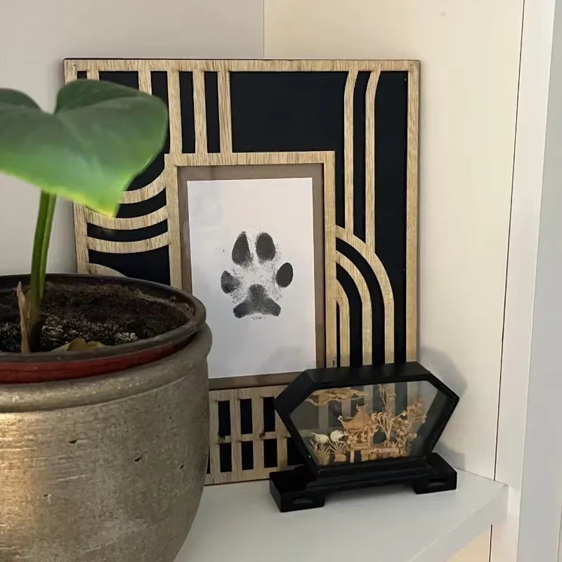 Pet Footprint and Handprint Pad - Safe, Non-Toxic Printing for Dogs and Babies - Pet Accessories and Supplies