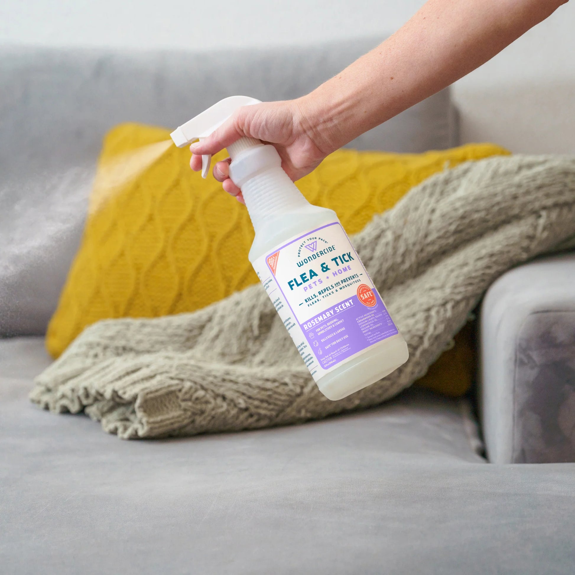 Flea and Tick Treatment Spray for Pets and Home