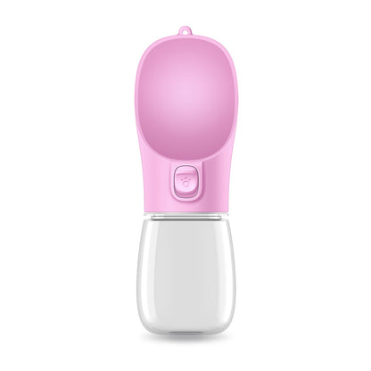 800ml Portable Dog Water Bottle - High Capacity Leakproof Foldable Drinking Bowl for Outdoor Use