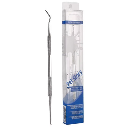 Stainless Steel Dog Dental Cleaning Tool - Tartar Remover and Oral Freshener for Pets