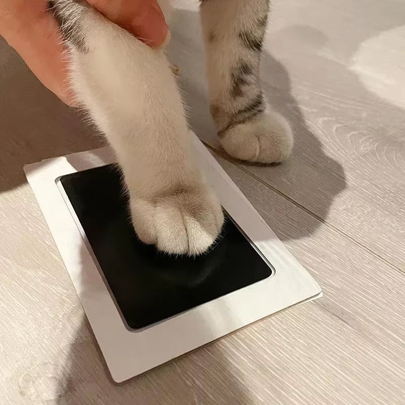 Pet Footprint and Handprint Pad - Safe, Non-Toxic Printing for Dogs and Babies - Pet Accessories and Supplies