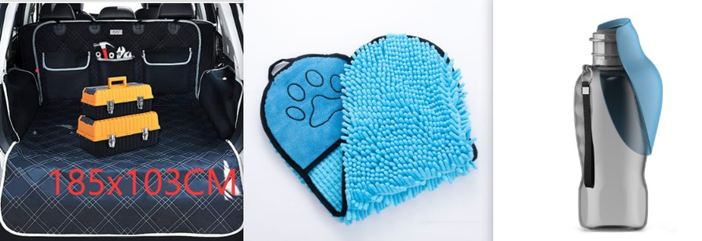 800ml Portable Dog Water Bottle - High Capacity Leakproof Foldable Drinking Bowl for Outdoor Use
