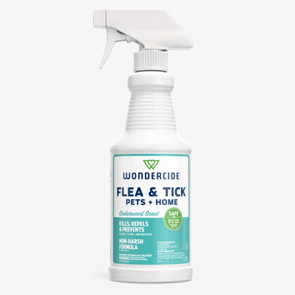 Cedarwood Flea and Tick Repellent Spray for Pets and Home